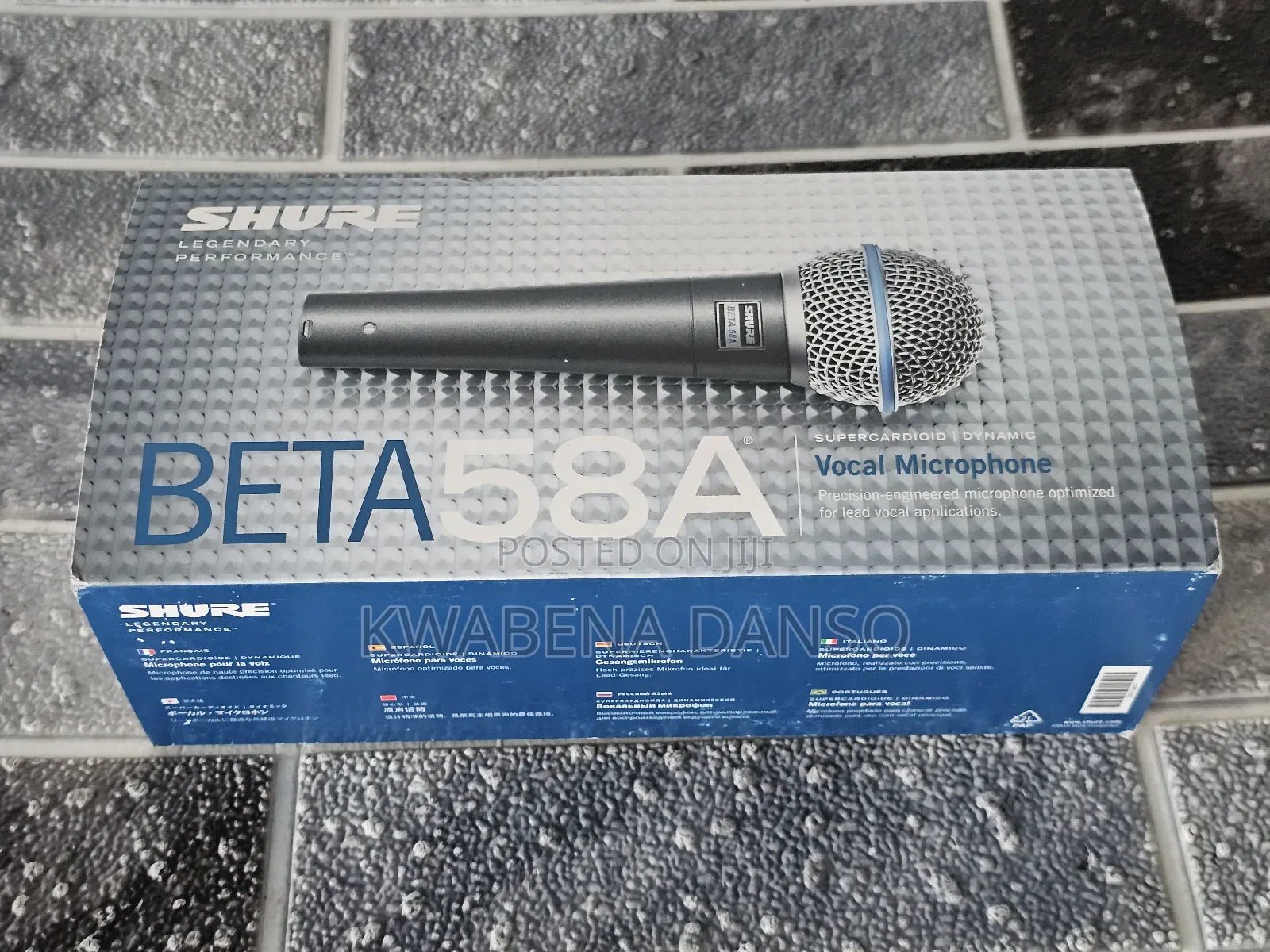 Shure Beta 58a Cord Microphone