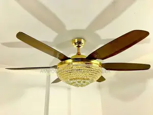 3colors Long Blade Fan With Chandelier