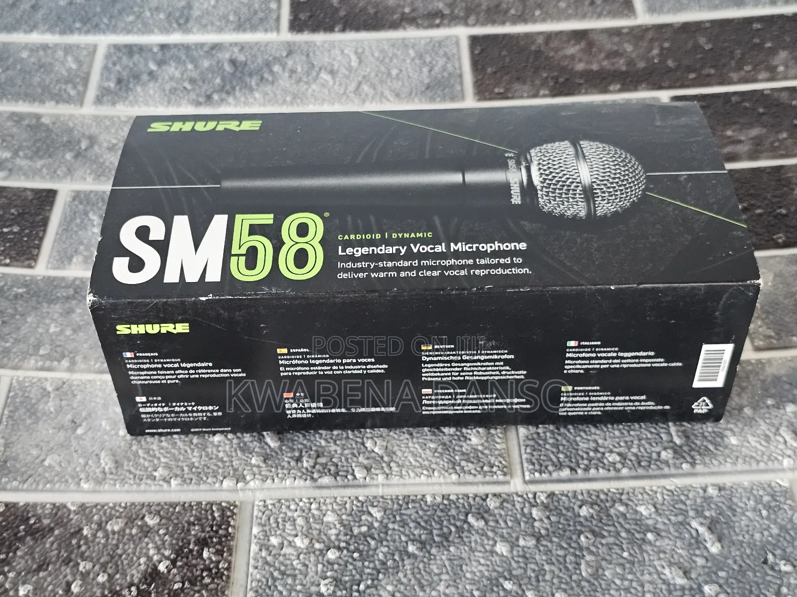 Shure Sm58 Dynamic Cardioid Cord Microphone