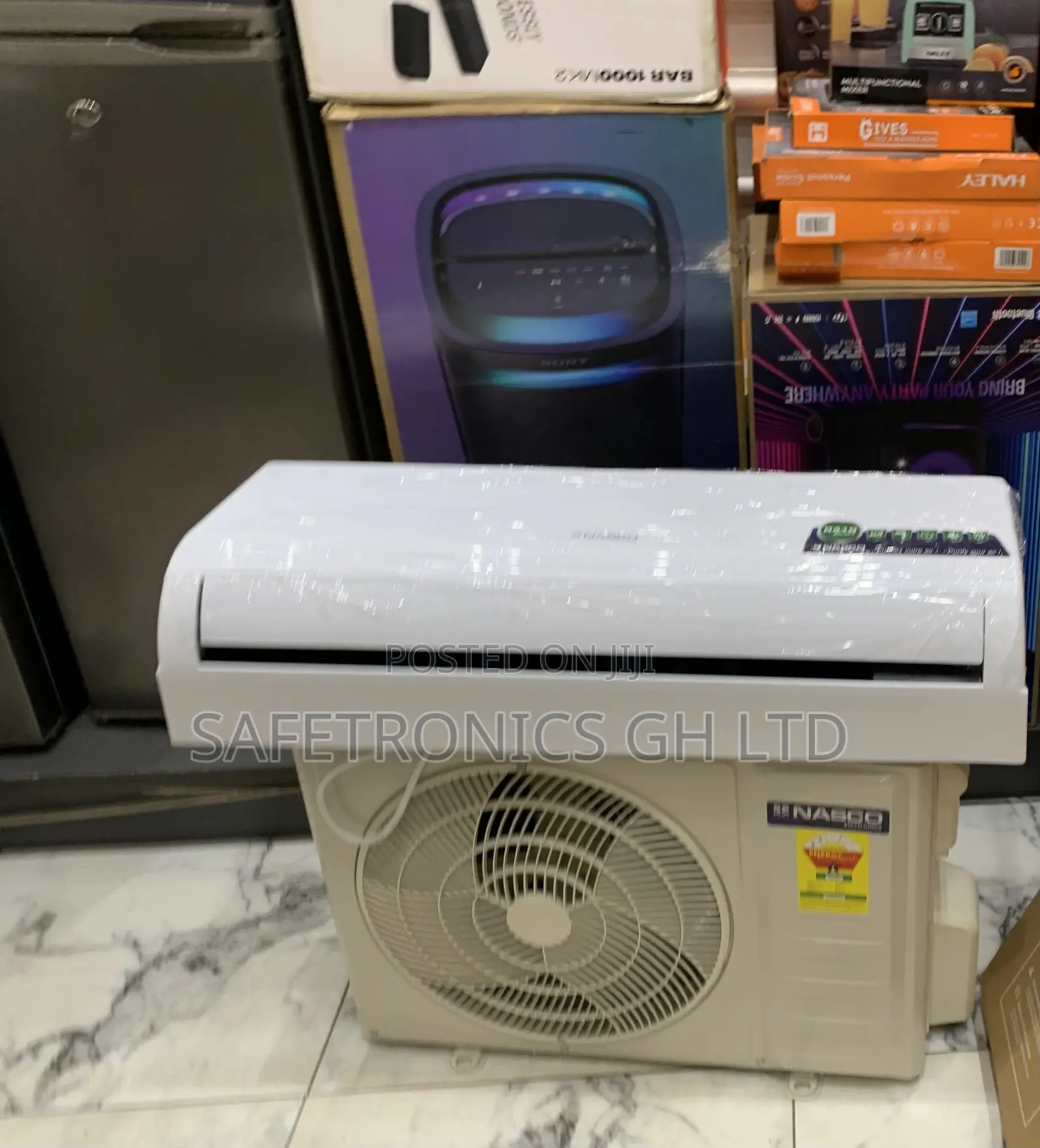 Efficiency Fast R410a Split Type White Nasco 1.5 Horsepower Ac