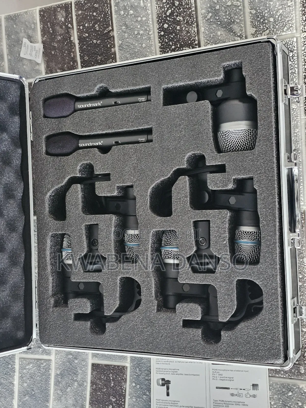 Soundmark Cx-608 Drumkit Drum Microphone