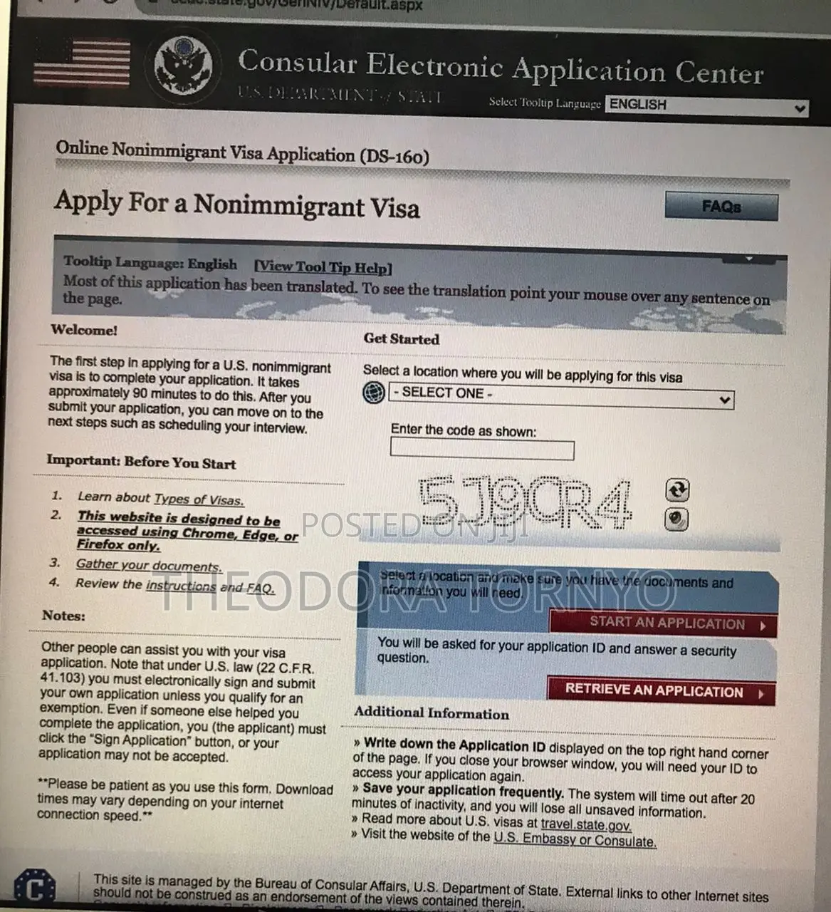 Usa Forms Filling and Appointment
