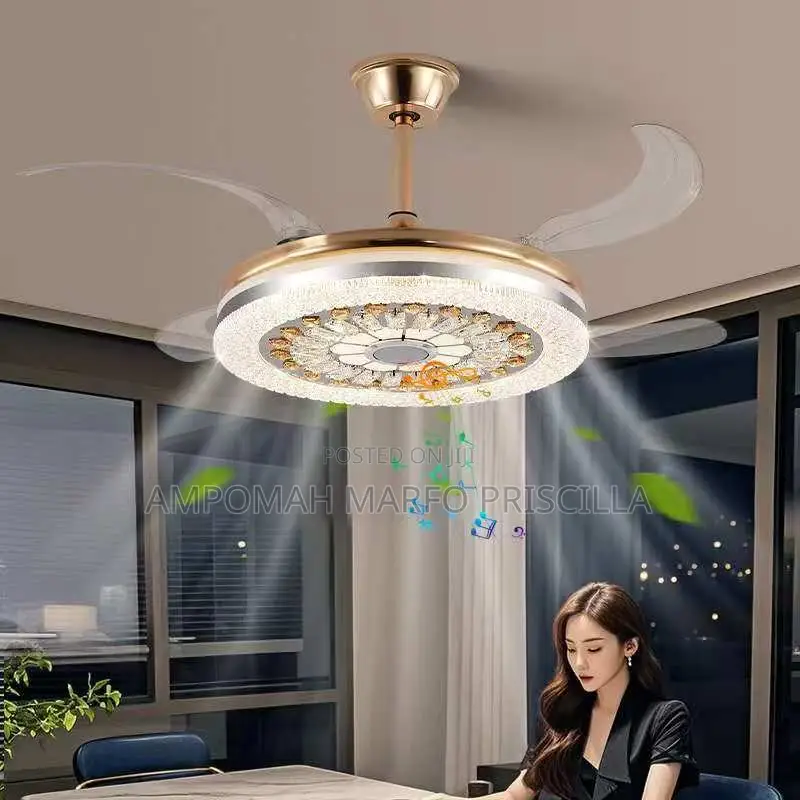 Ceiling Fan With Light And Voice Control