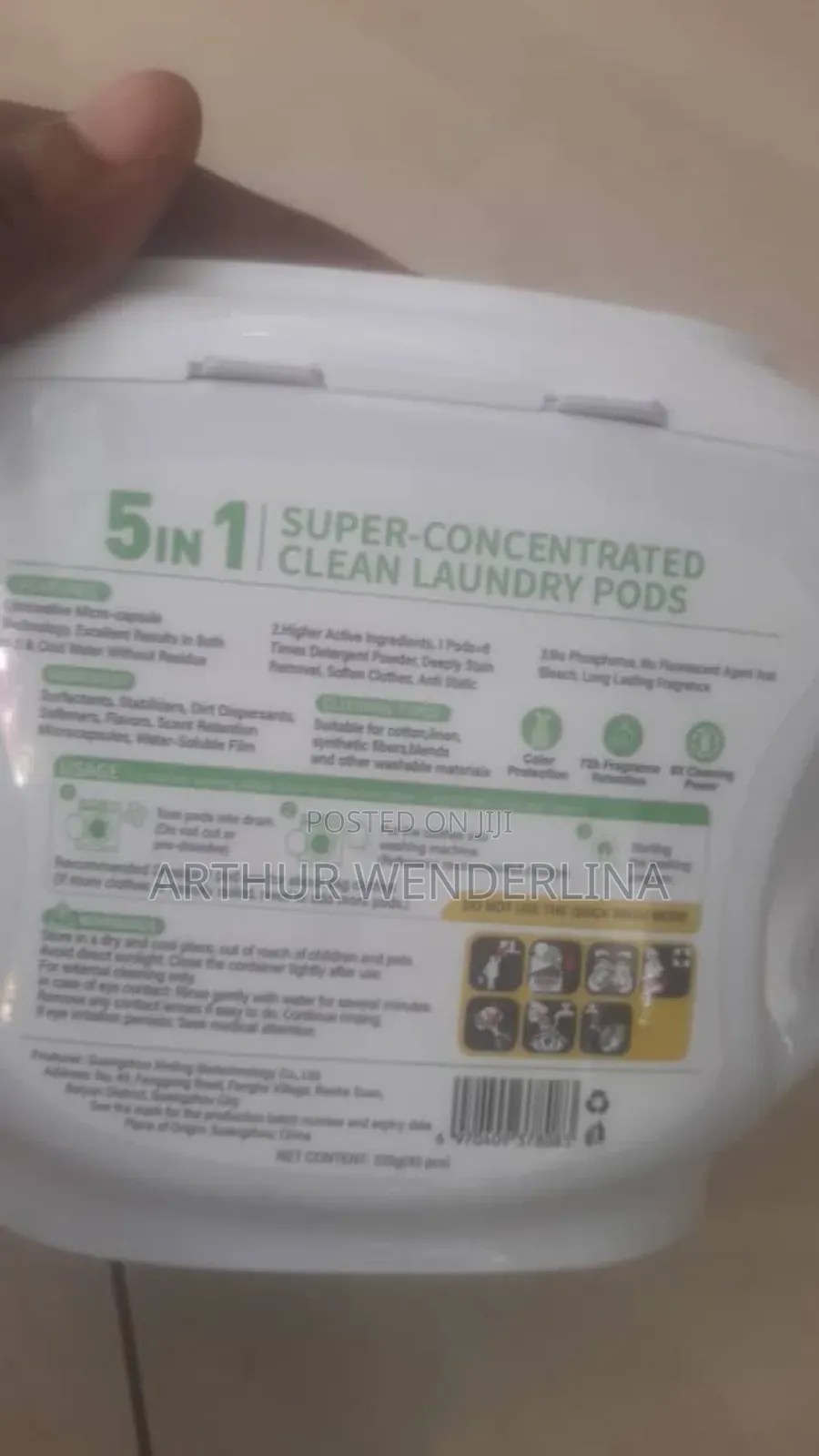 5 in 1 Super Concentrated Clean Laundry Pods
