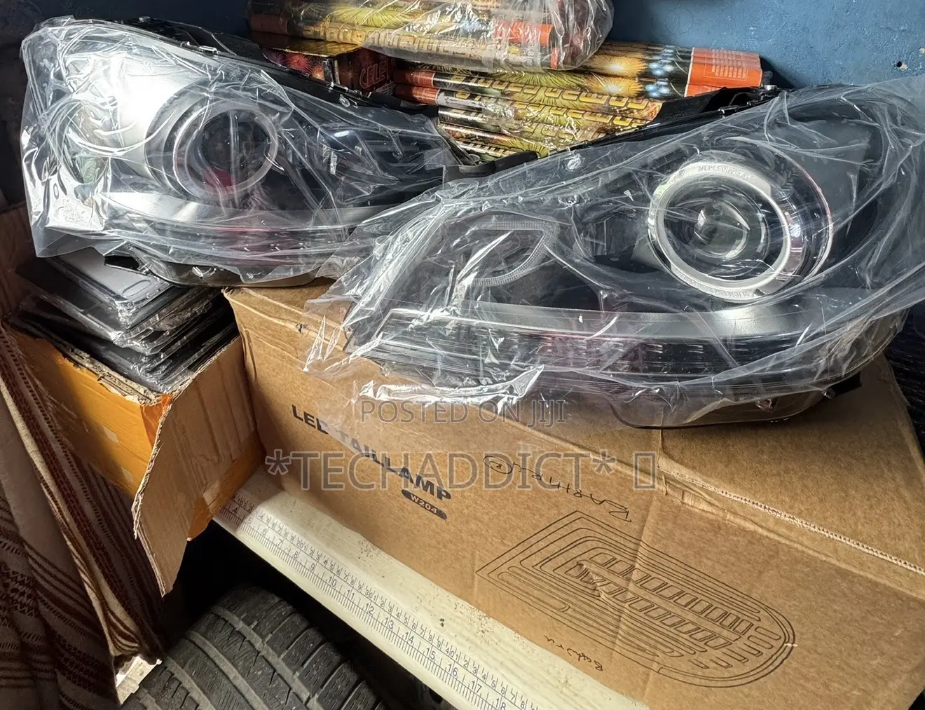 Mercedes Benz W204 C250 Led Headlights 2009-2014