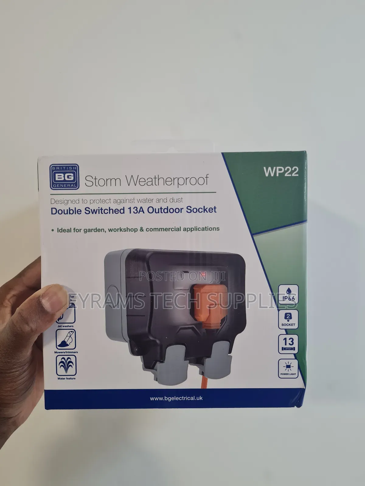 Double Switched 13a Outdoor Socket