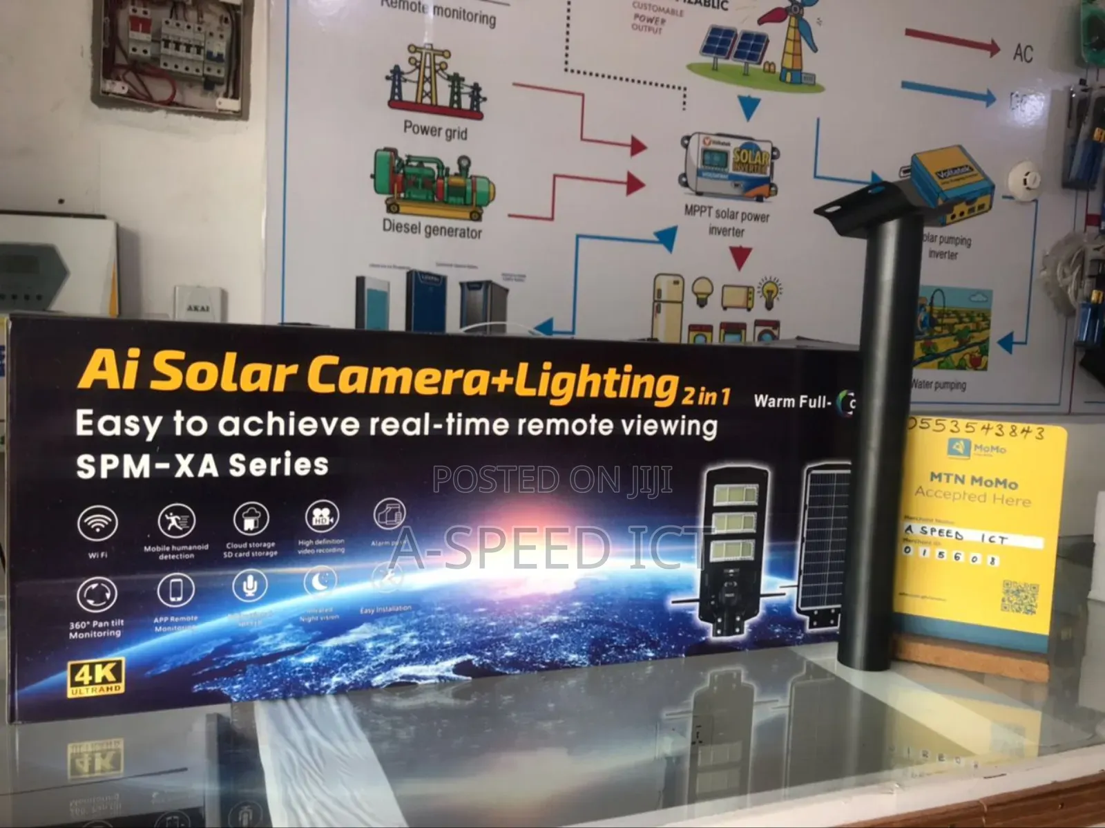 3 Lens 4g,Wifi Solar Powered Camera and Street Light