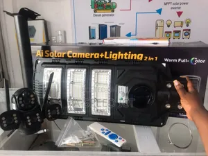 3 Lens 4g,Wifi Solar Powered Camera and Street Light