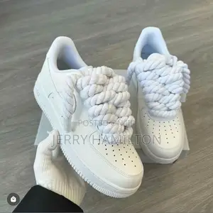 Fire Nike Airforce With Big Laces