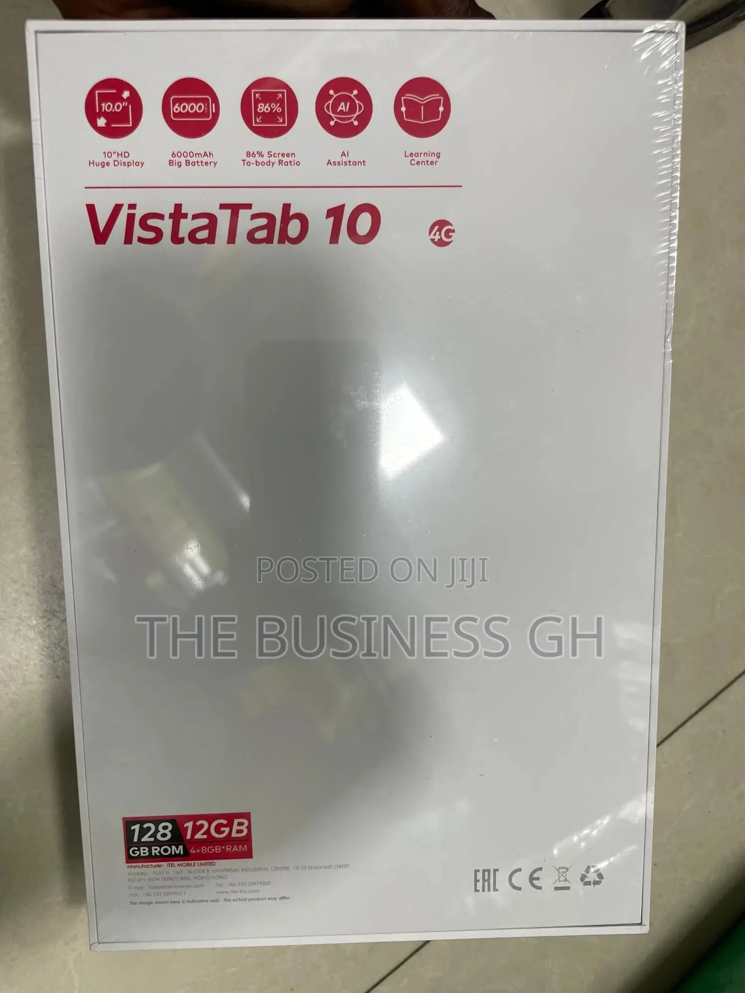 New Itel VistaTab 10 mini 128 GB Black