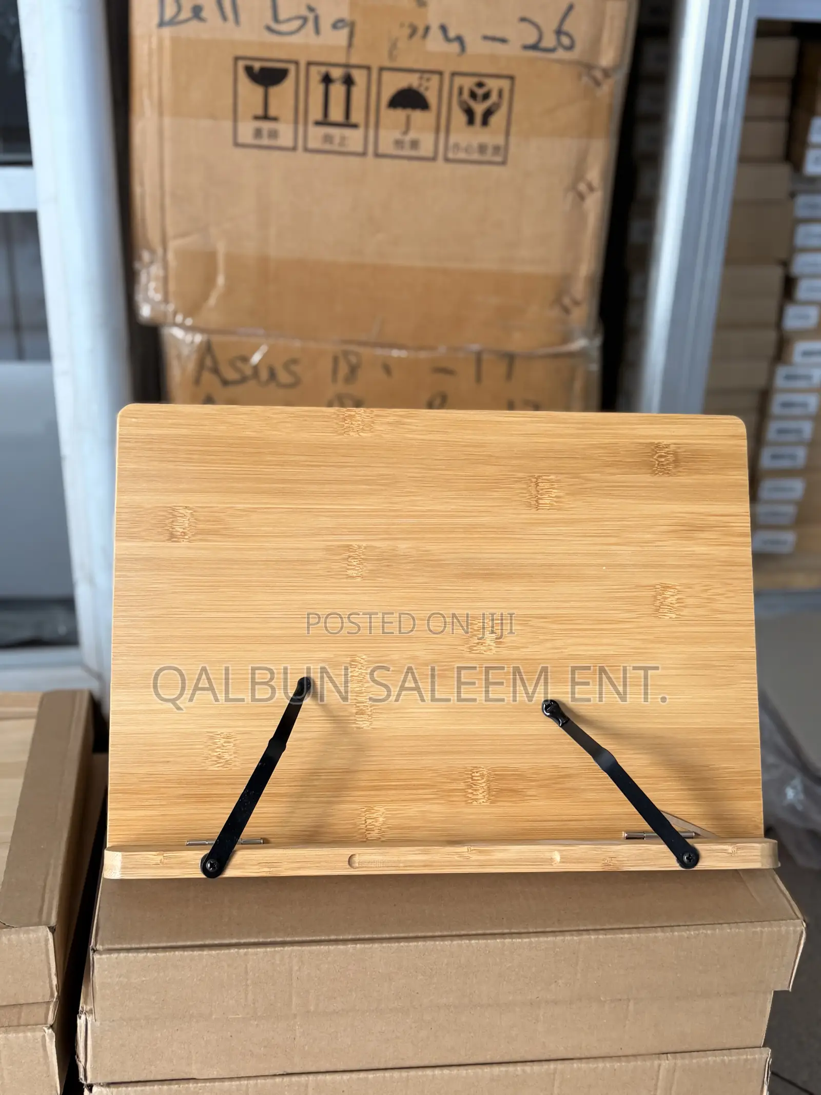 High Quality Adjustable Wooden Bamboo Book Stand For Reading