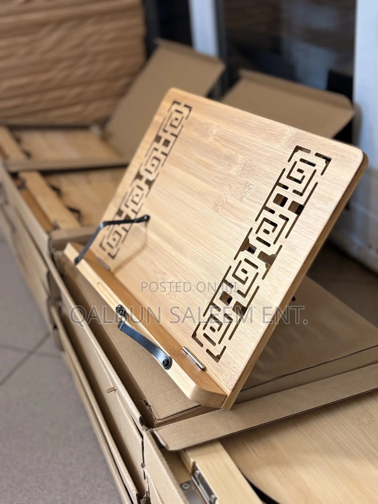 High Quality Adjustable Wooden Bamboo Book Stand For Reading