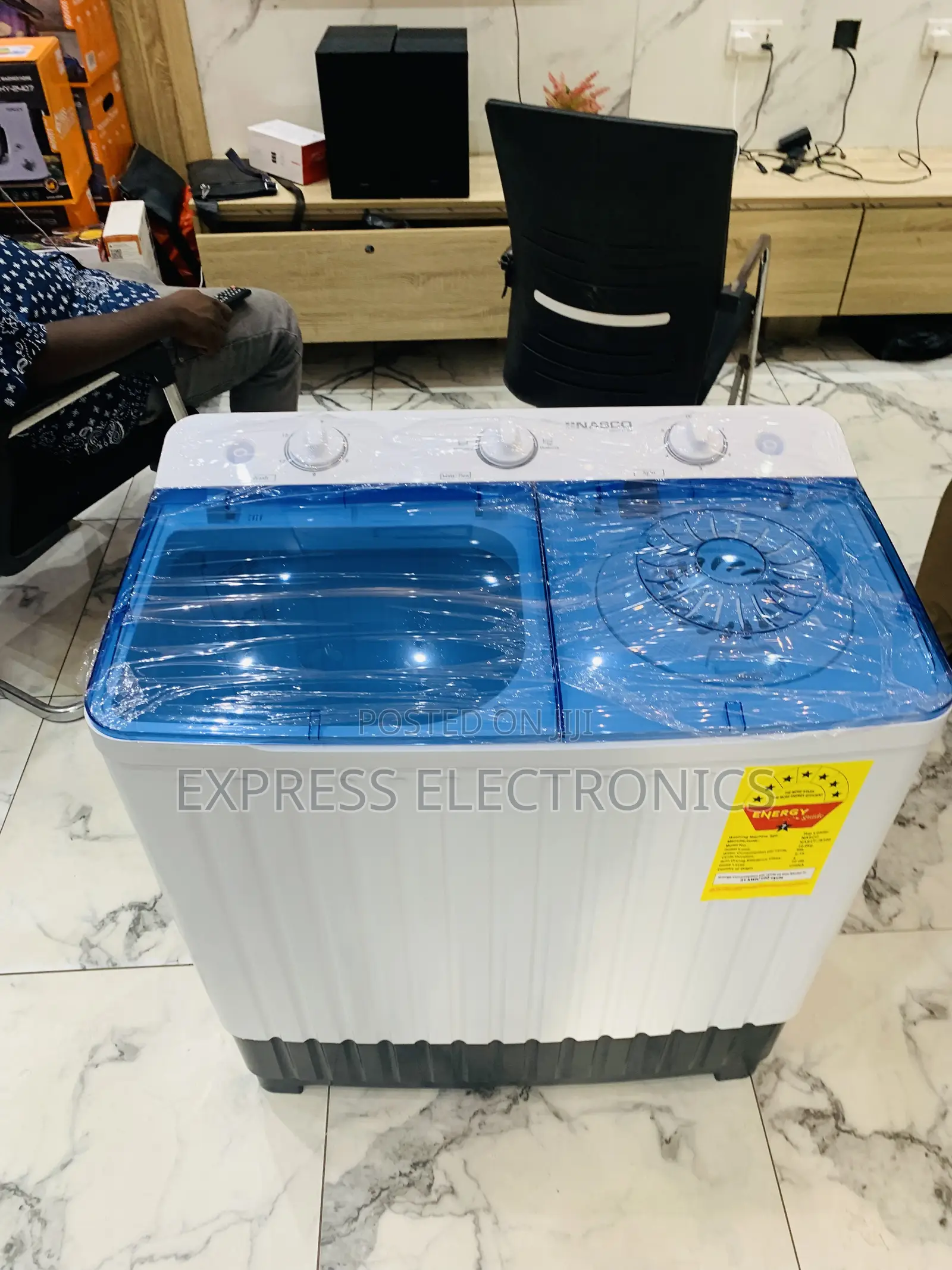Get a New Sleek Washing Machine Nasco 10kg Twintub With