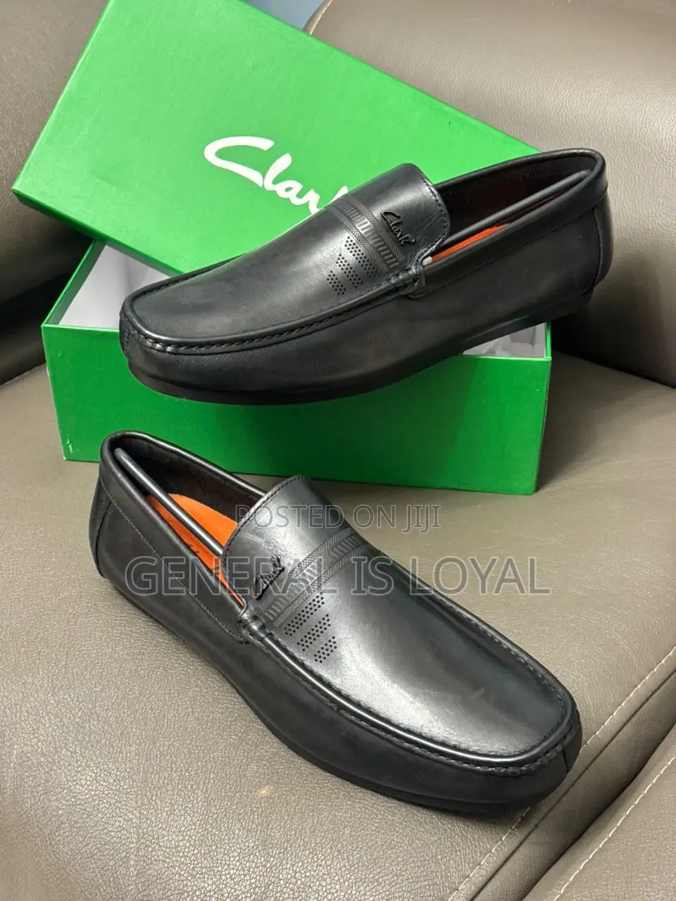 Clark Men’S Leather Loafers Big Sizes 47-50