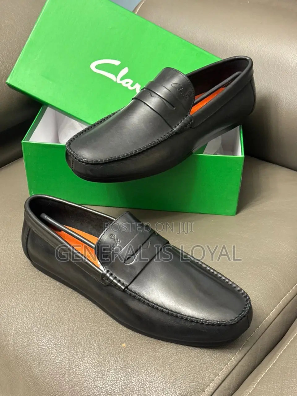 Clark Men’S Leather Loafers Big Sizes 47-50