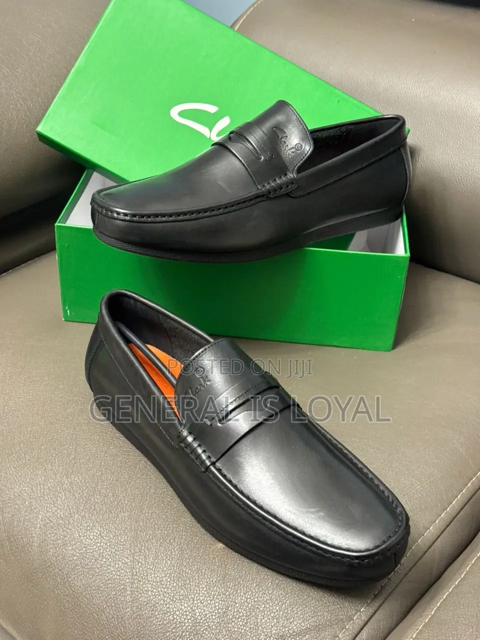 Clark Men’S Leather Loafers Big Sizes 47-50