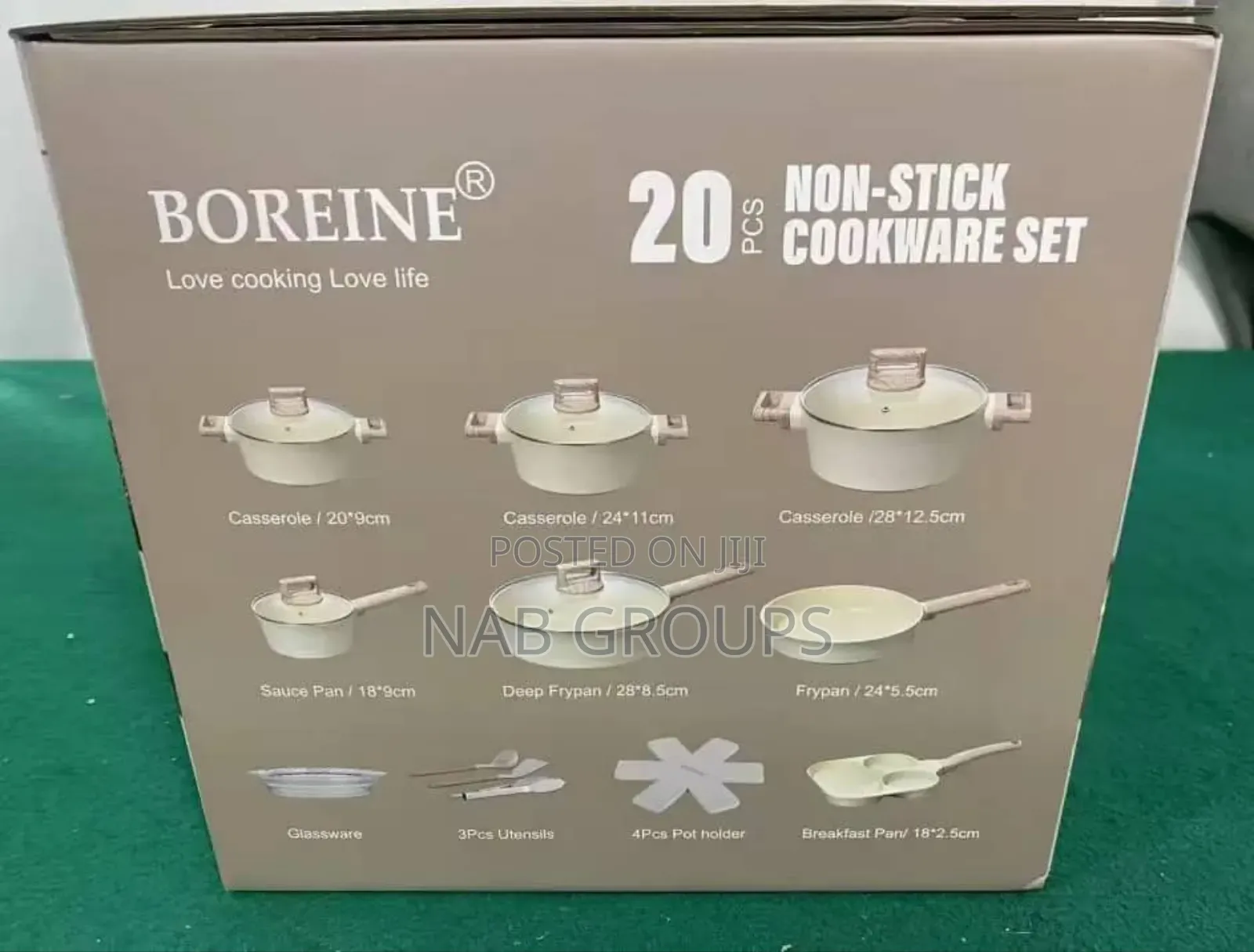 20pcs Nonstick Cookware
