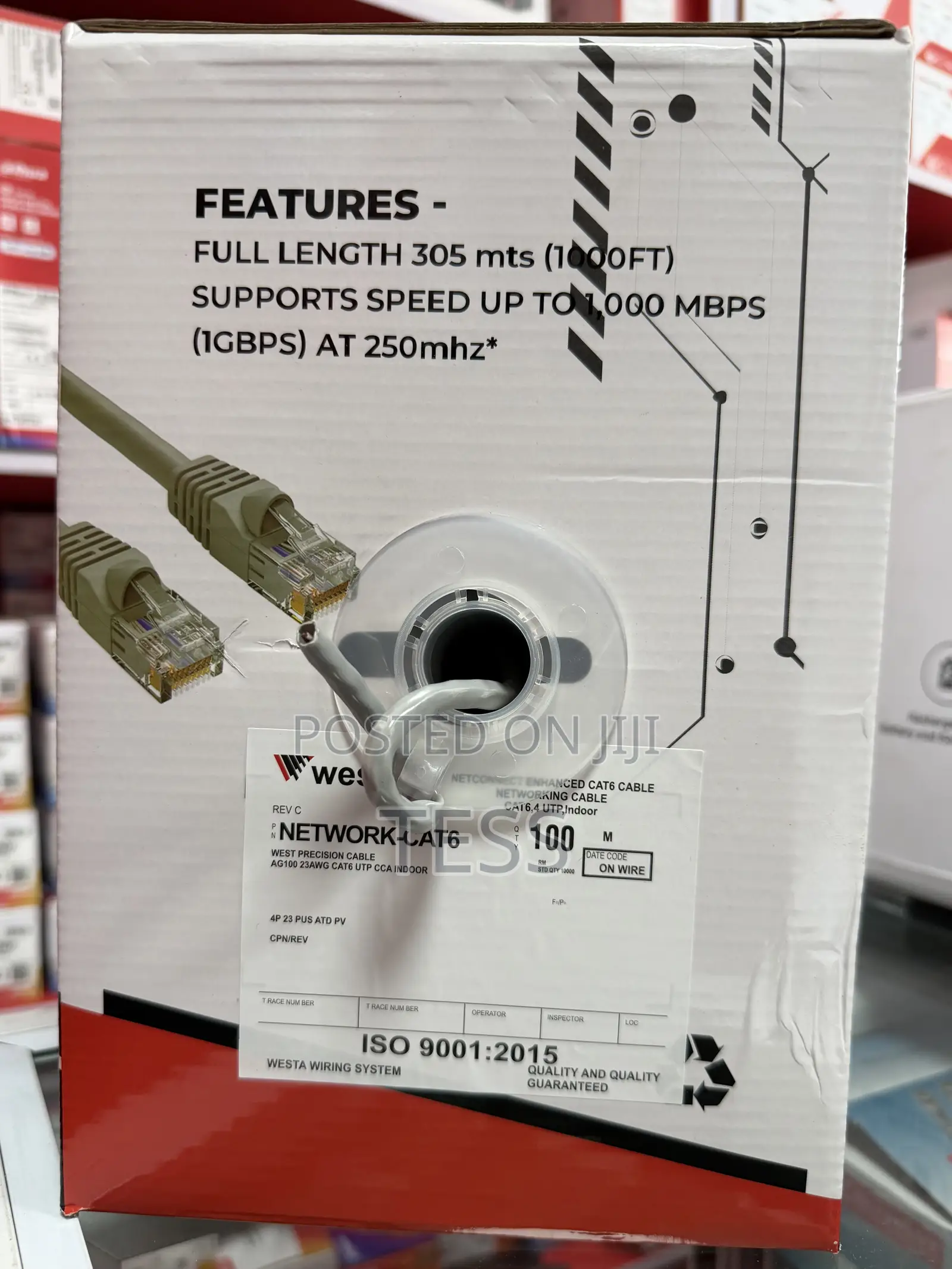 Westa Cat6 Network Cable 100m Indoor Utp