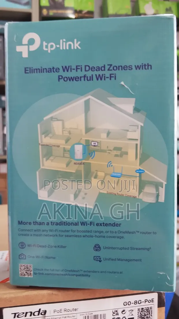 Tp Link Wi-Fi 6 Range Extender Ax1800 Dual Band (Re600x) 3