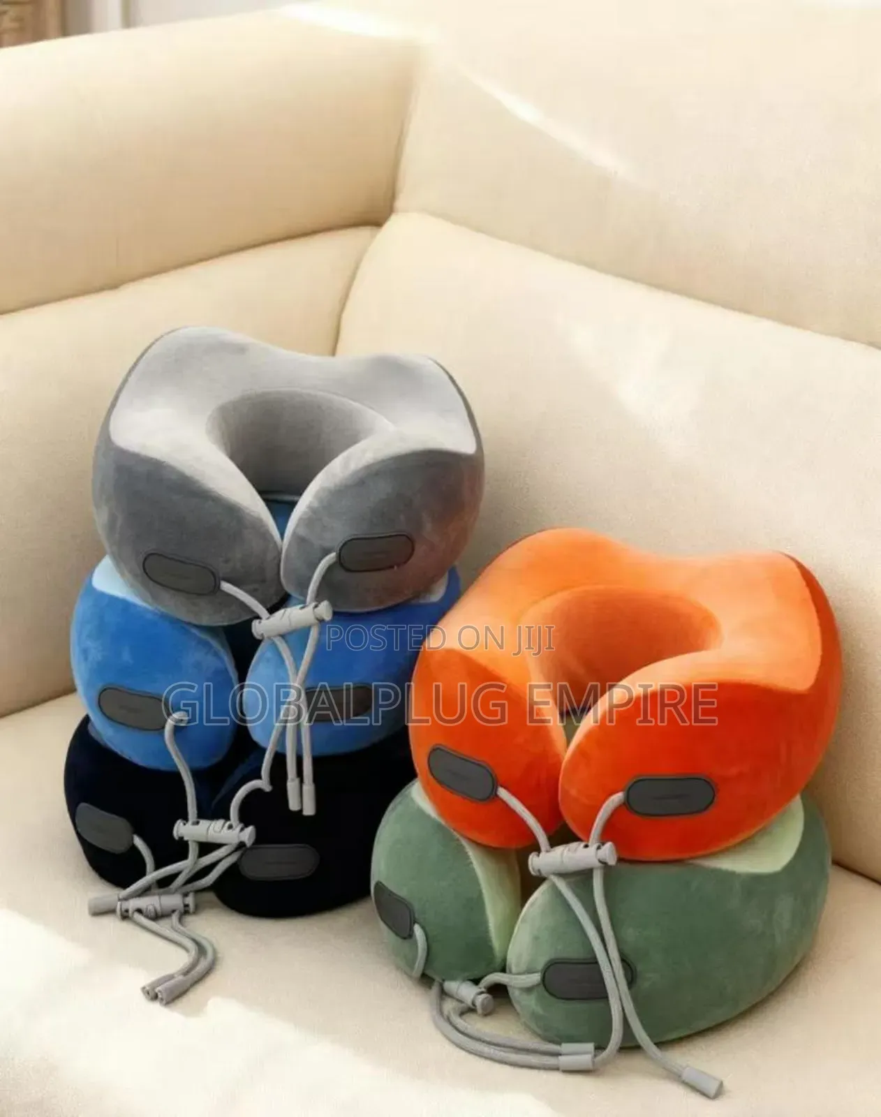 Soft Neck Pillow Perfect for Car Rides, Flights, and Relaxation.