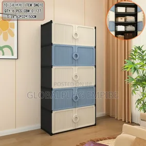 Strong and Spacious 10 Layers Cube Shoe Rack