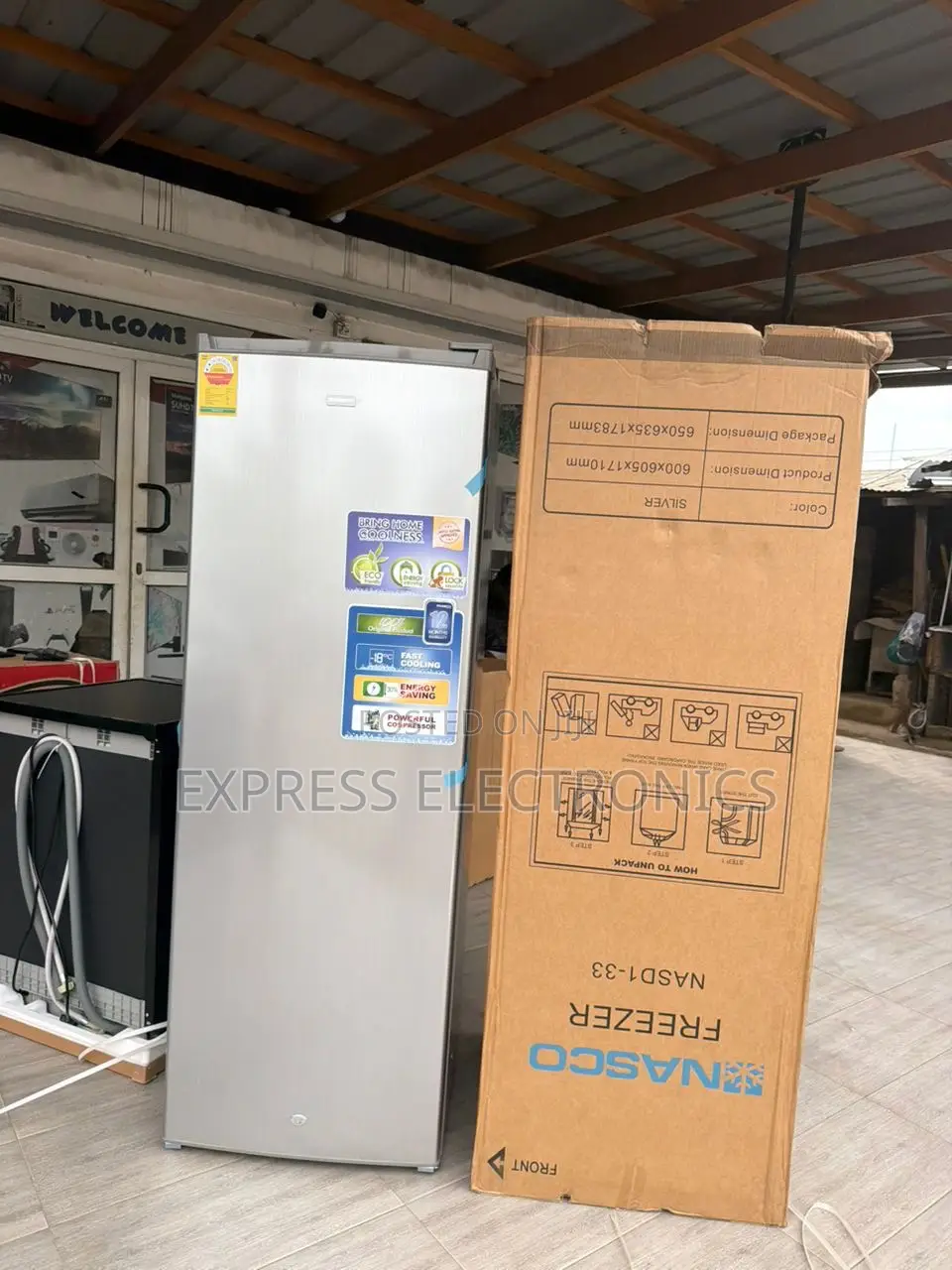 Less Expensive Upright Freezer Single Door 242l Nasco