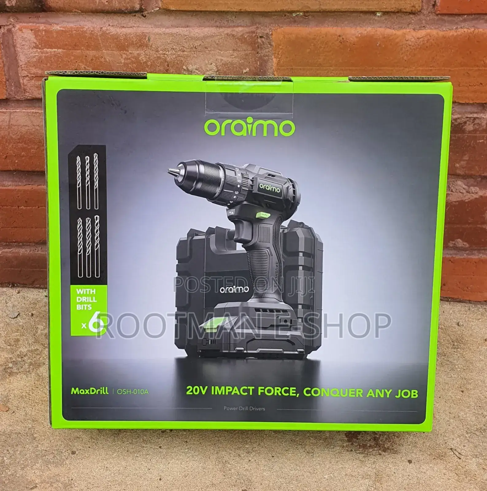 Oraimo Maxdrill 20v Cordless Versatile Power Drill Driver