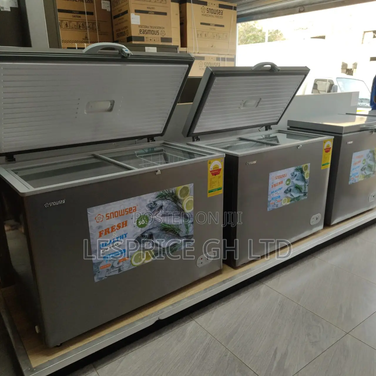 Buy Our Dependable Chest Freezer With Sliding Glass and 270l Capacity