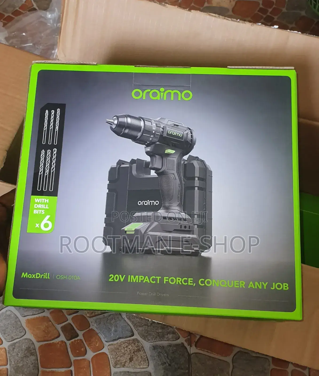 Oraimo Maxdrill Osh-010a Cordless Drill Driver.