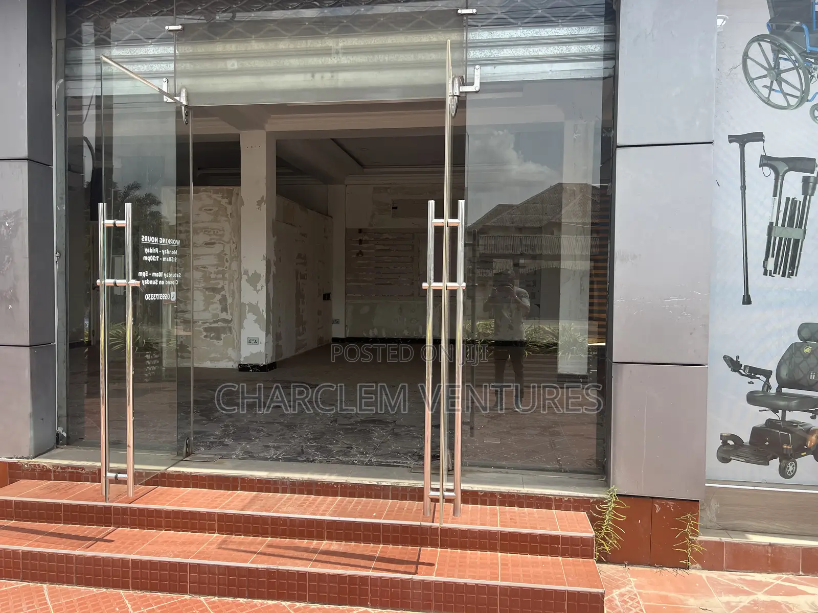 Double Shop With Washroom at East Legon