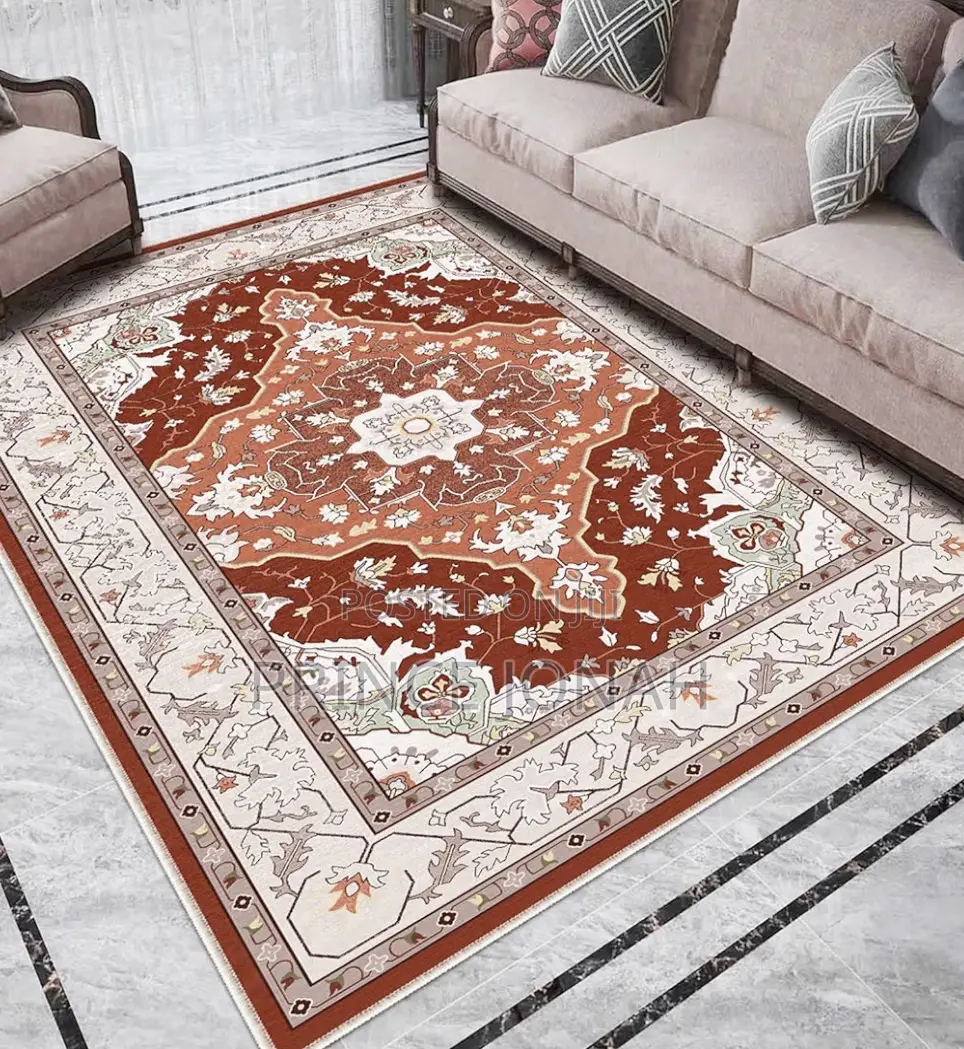 Boho Tribal Area Rug, Large Bedroom Rug, 180 X 270 Cm, Soft Carpet