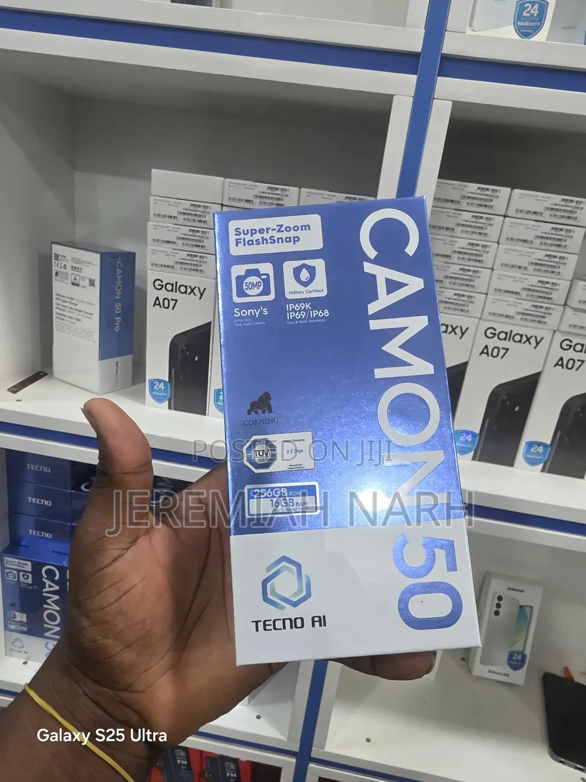 New Tecno Camon 50 256 GB Blue