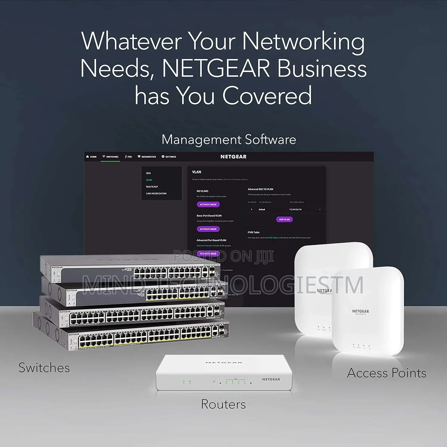 Netgear 24-Port Gigabit Ethernet Unmanaged Switch Gs324