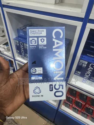 New Tecno Camon 50 Pro 256 GB Black