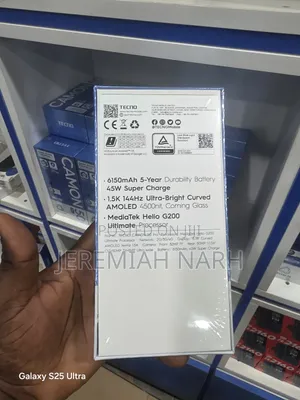 New Tecno Camon 50 Pro 256 GB Black