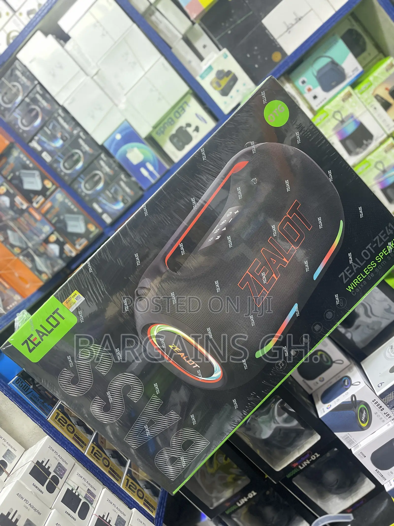 Zealot Portable Wireless Bass Speaker – Powerful Sound, Bold Design