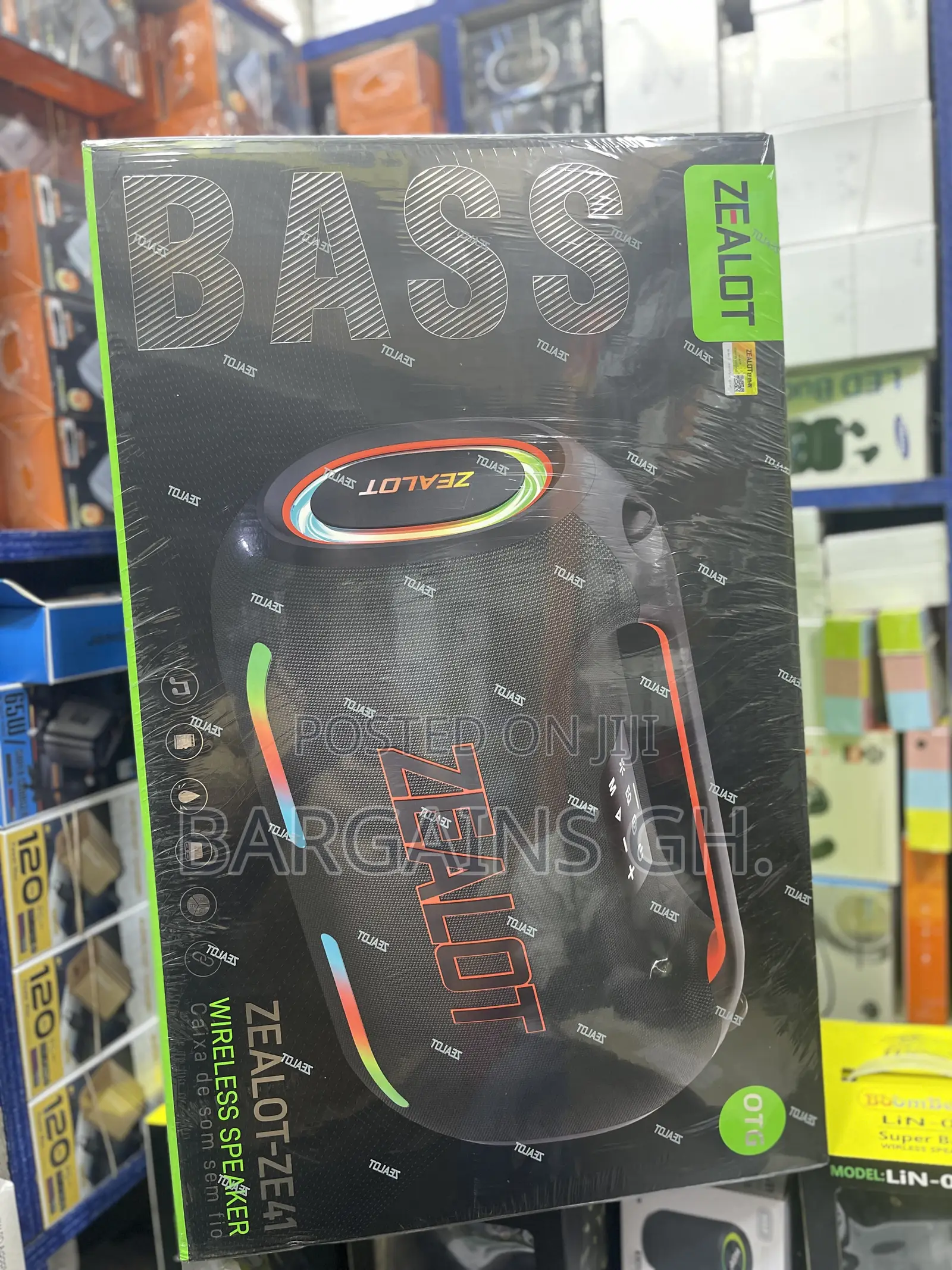 Zealot Portable Wireless Bass Speaker – Powerful Sound, Bold Design