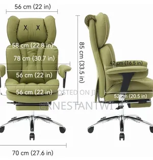 Executive Adjustable Office Chair With Foot Rest