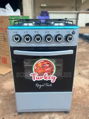 Royal Tech 4 Burner Gas Cooker With Oven and Grill