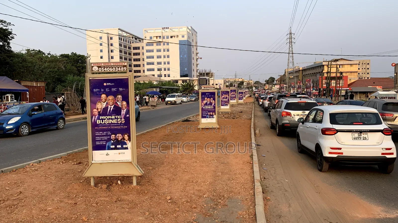 Telescopic Flag Pole and Midian Signages