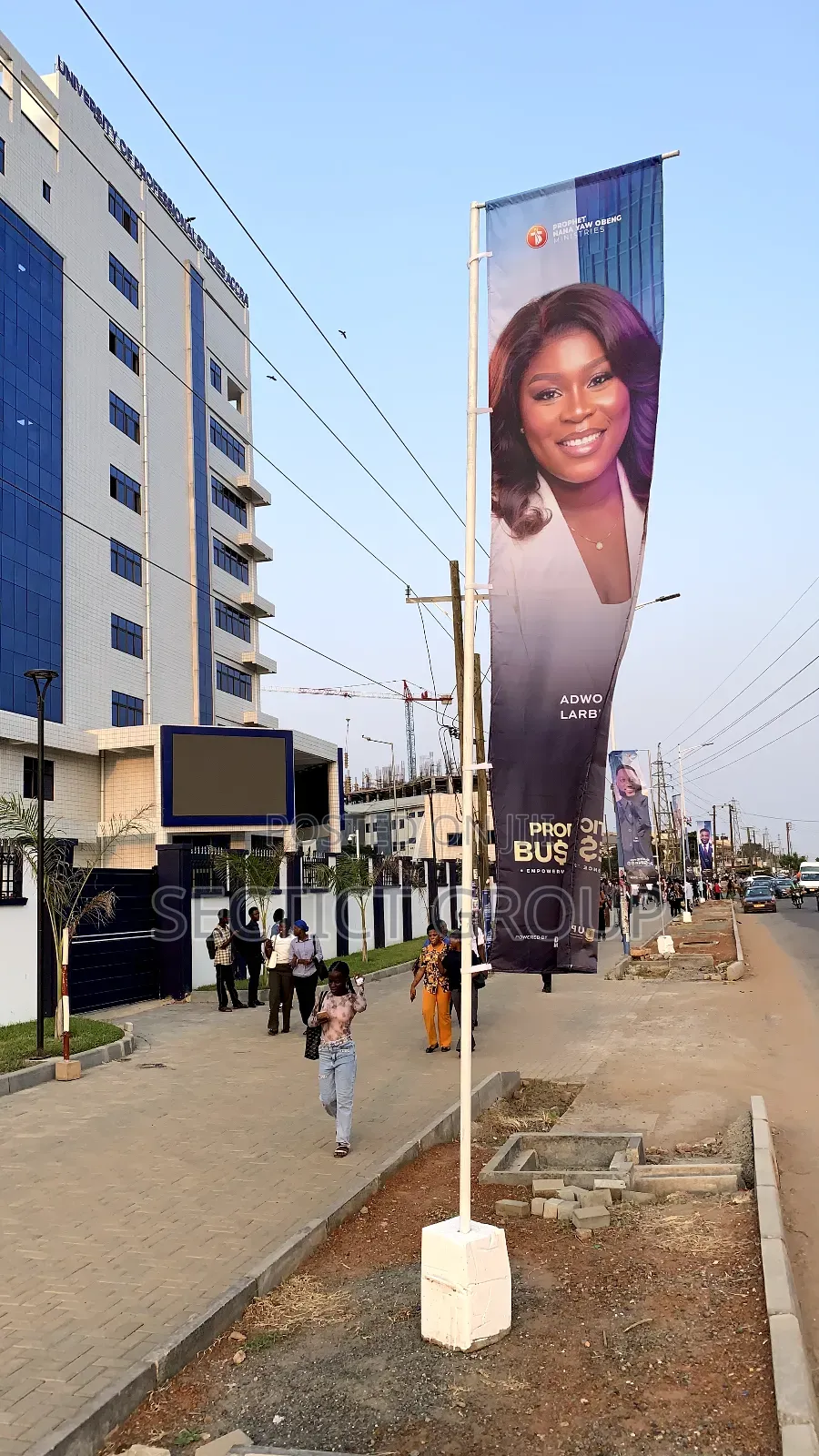 Telescopic Flag Pole and Midian Signages