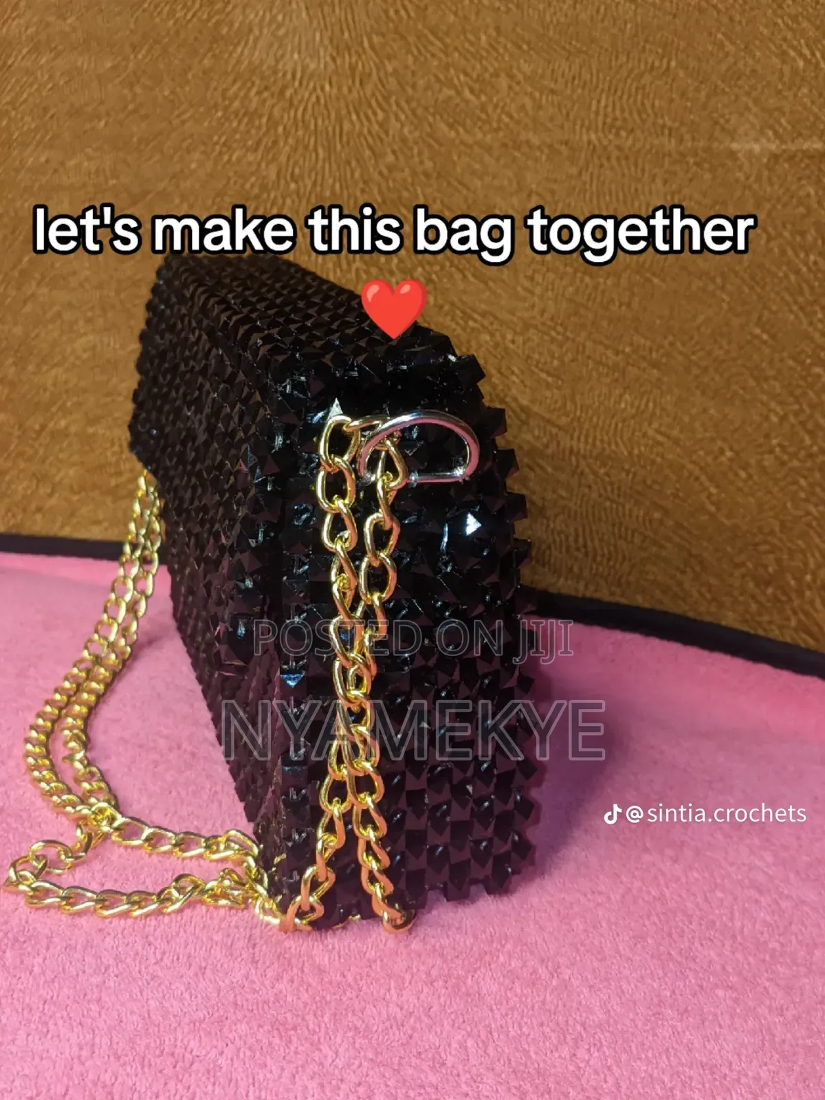 Gye Nyame Beads Bag