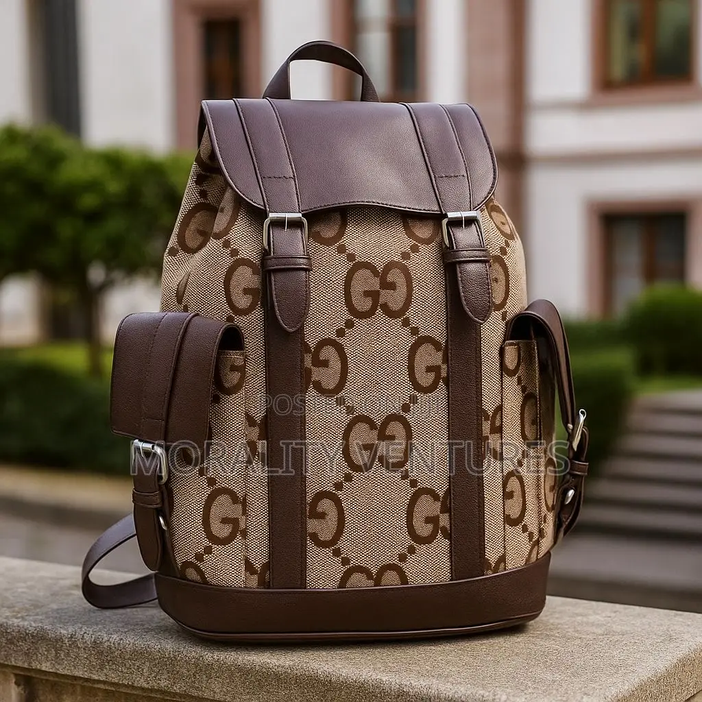 Gucci Jumbo Gg Leather Backpack