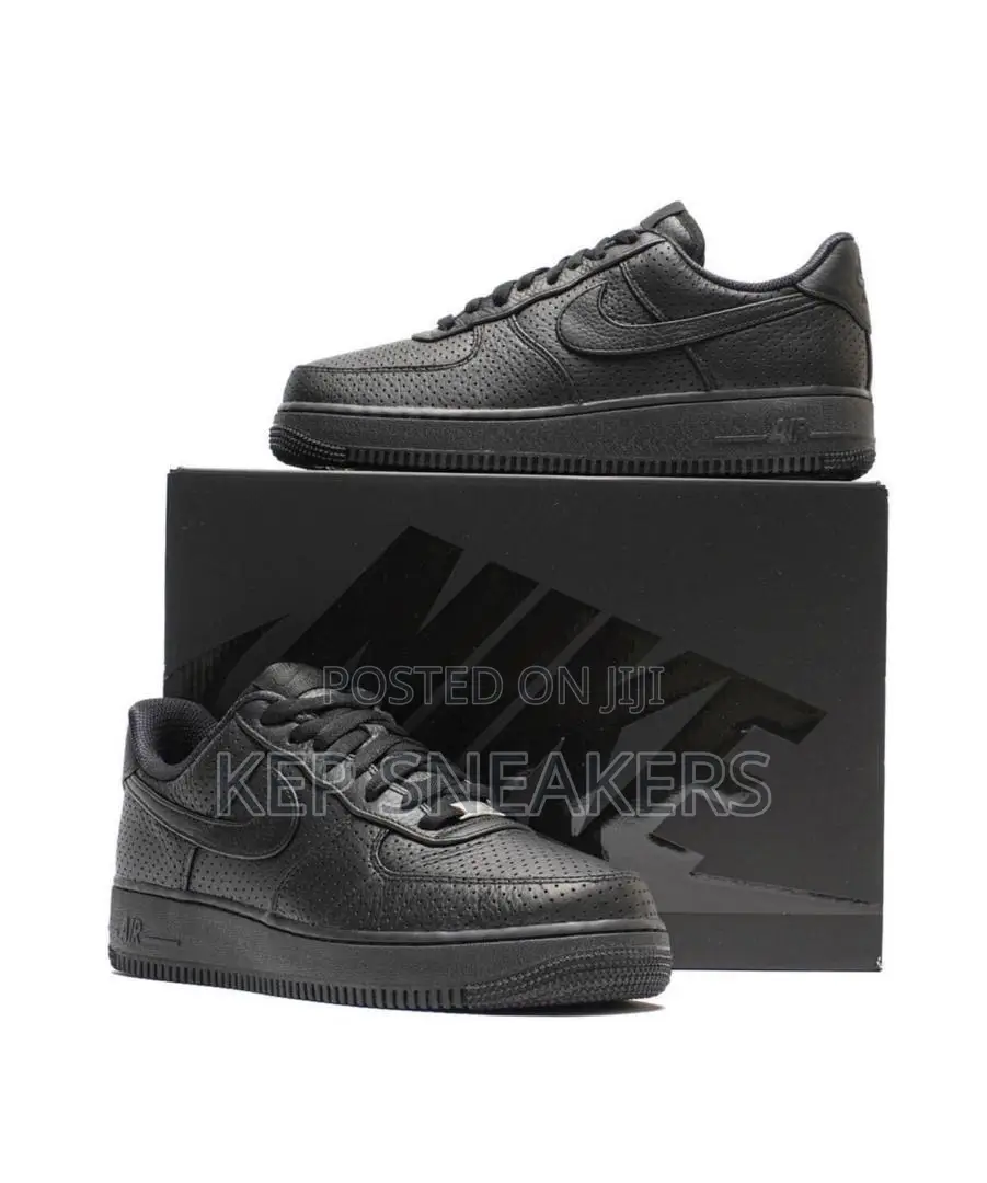 Nike Air Force 1 Low Sp 'Triple Black Perforated'