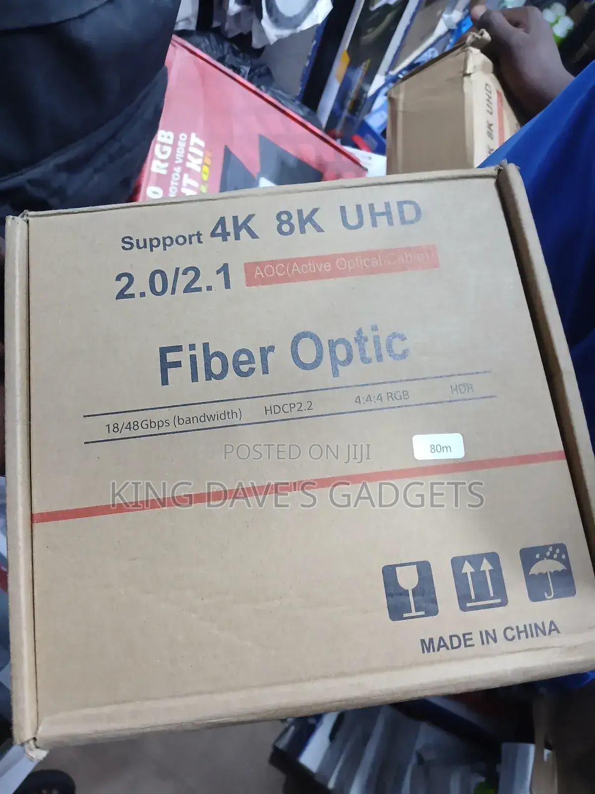 80-Meter Fiber Optic Hdmi to Hdmi Cable