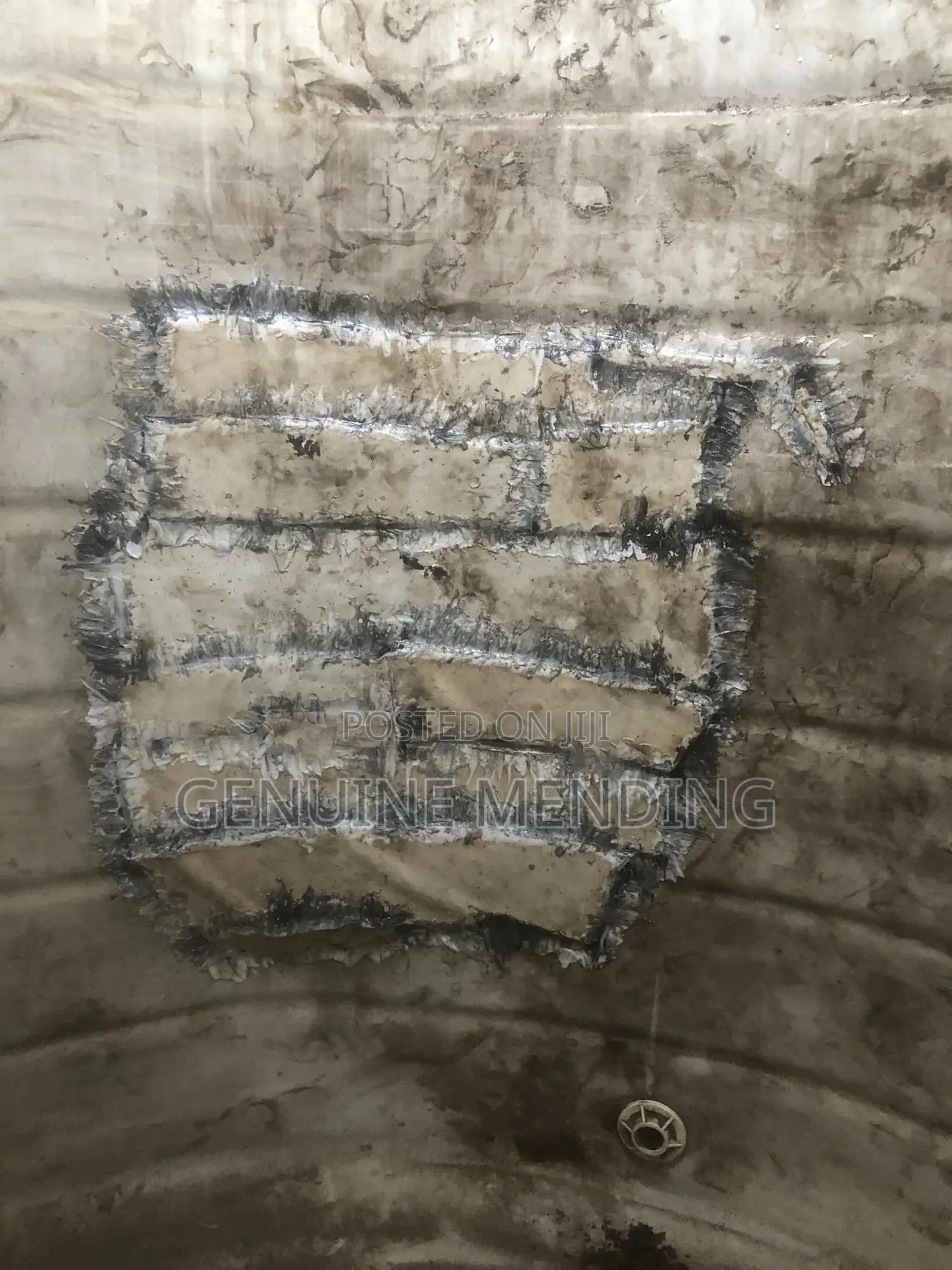 Rambo 500 LTRS Burnt Tank Repaired