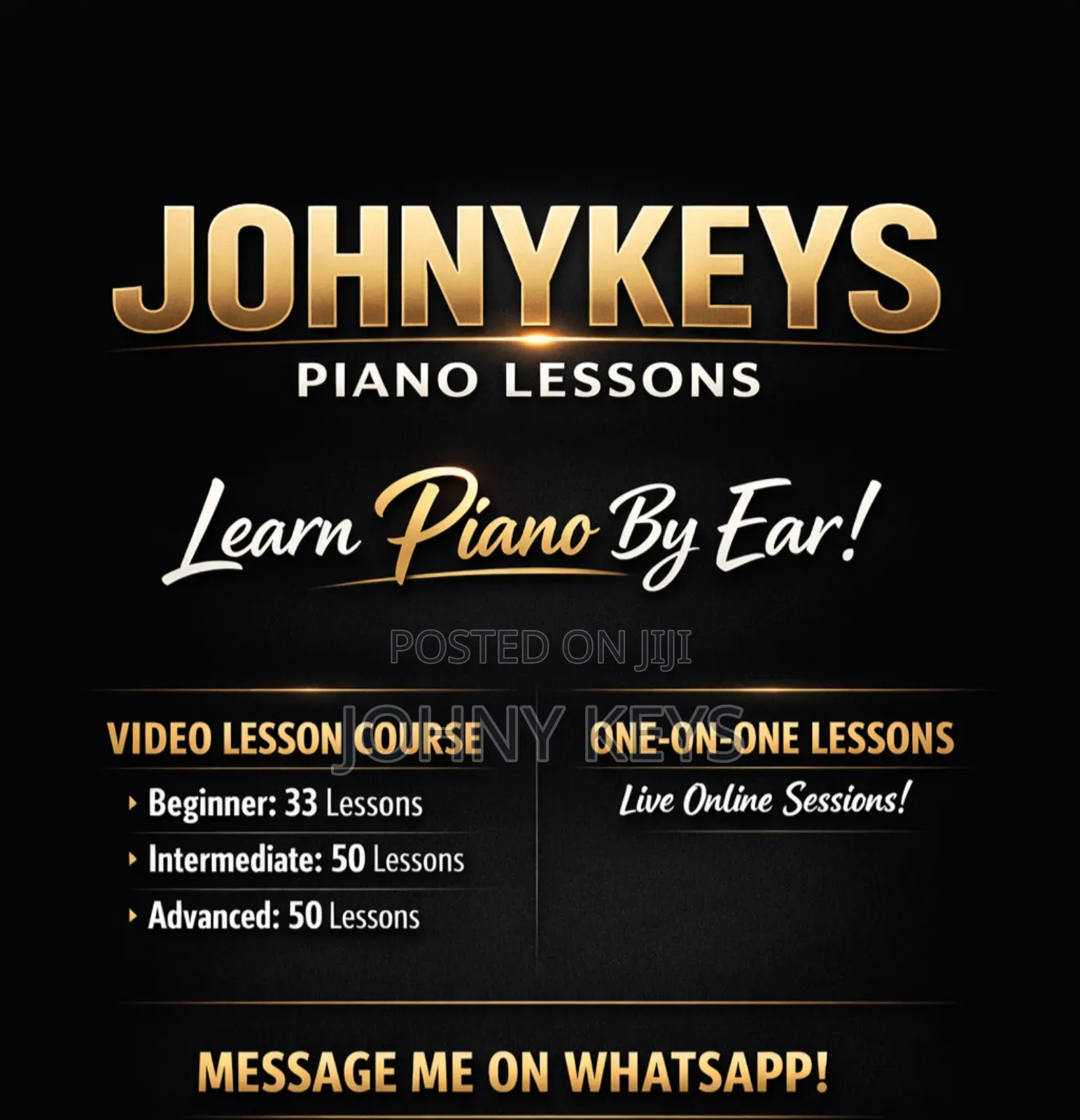 Piano Lessons