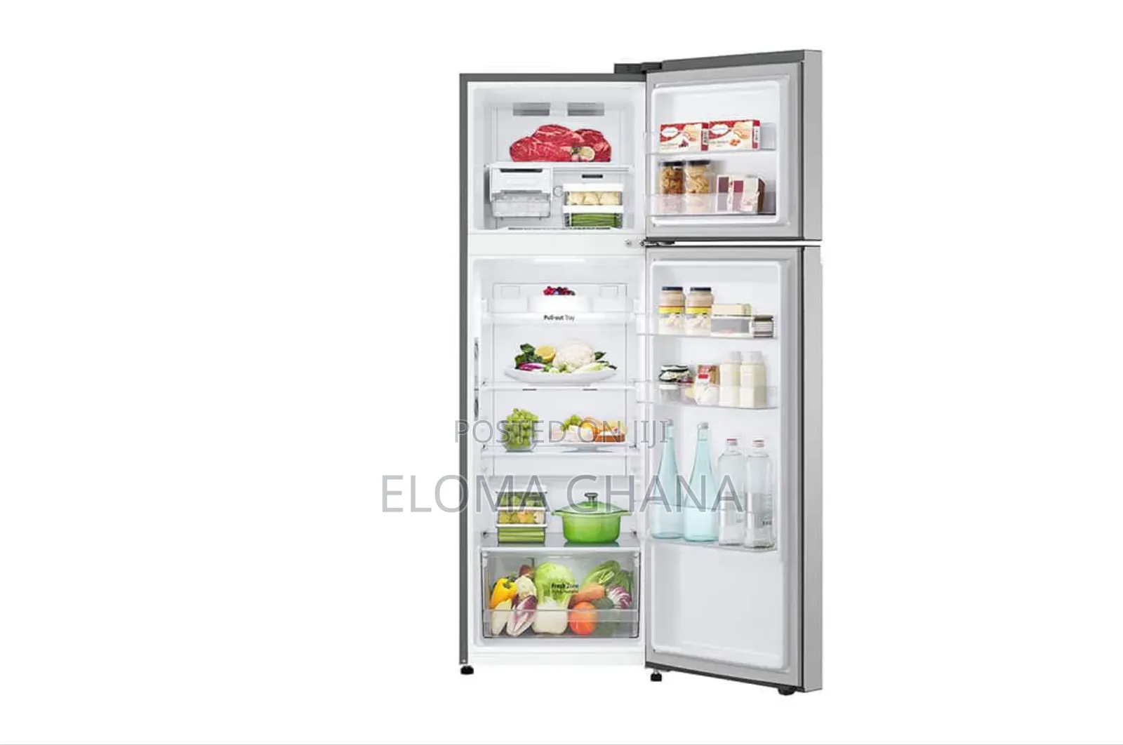 The Lg Gl-b262pqkb Is A 285-liter Cool Pack Top-freezer Refrigerator.
