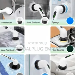 Usb 9-in-1 Multifunctional Scrubber – Portable Rechargeable
