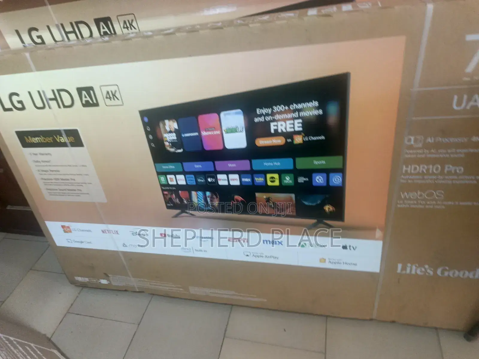 2025 Lg 75-Inch Uhd Ai Smart Tv United States